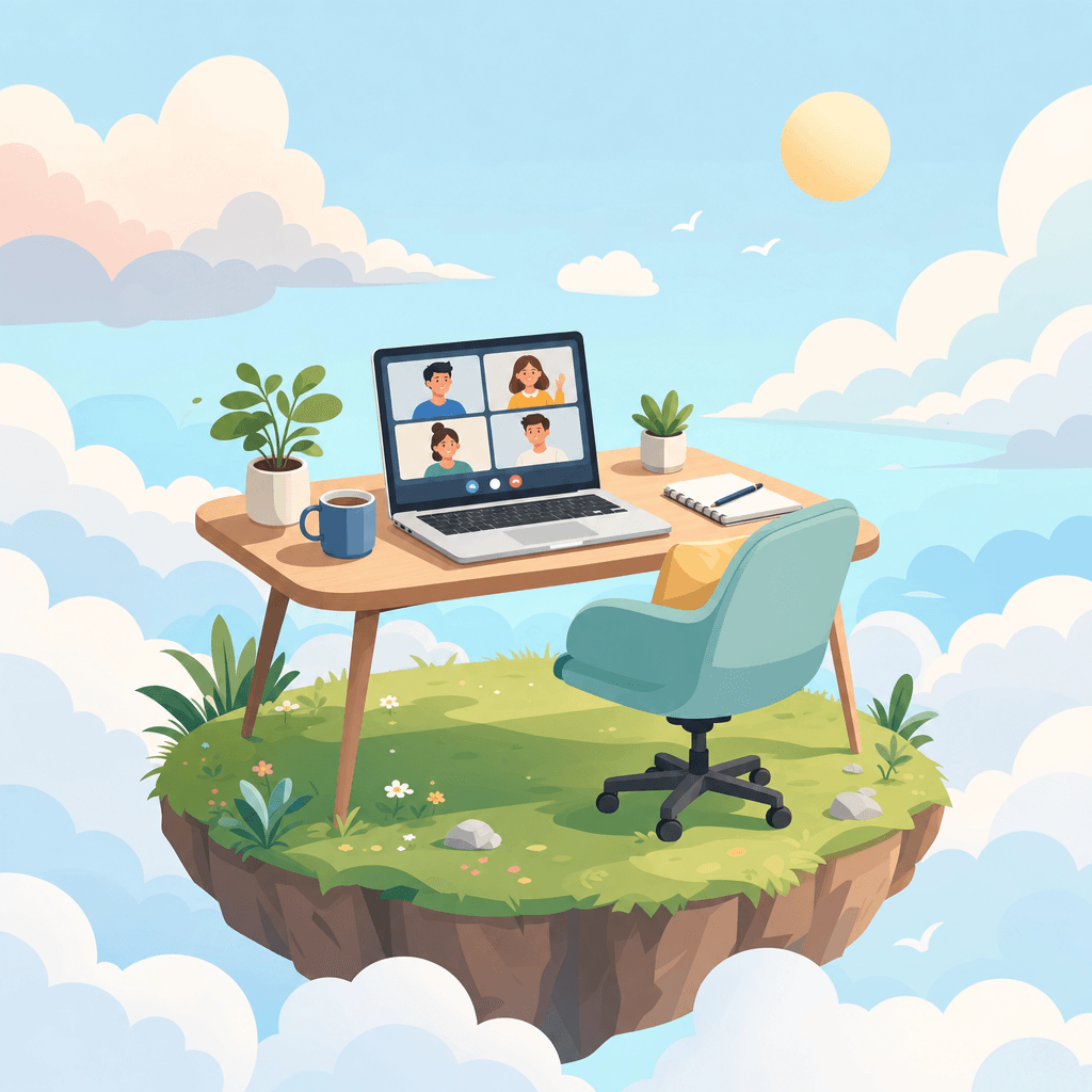 Floating desk