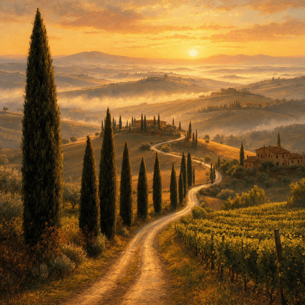 Tuscan hills