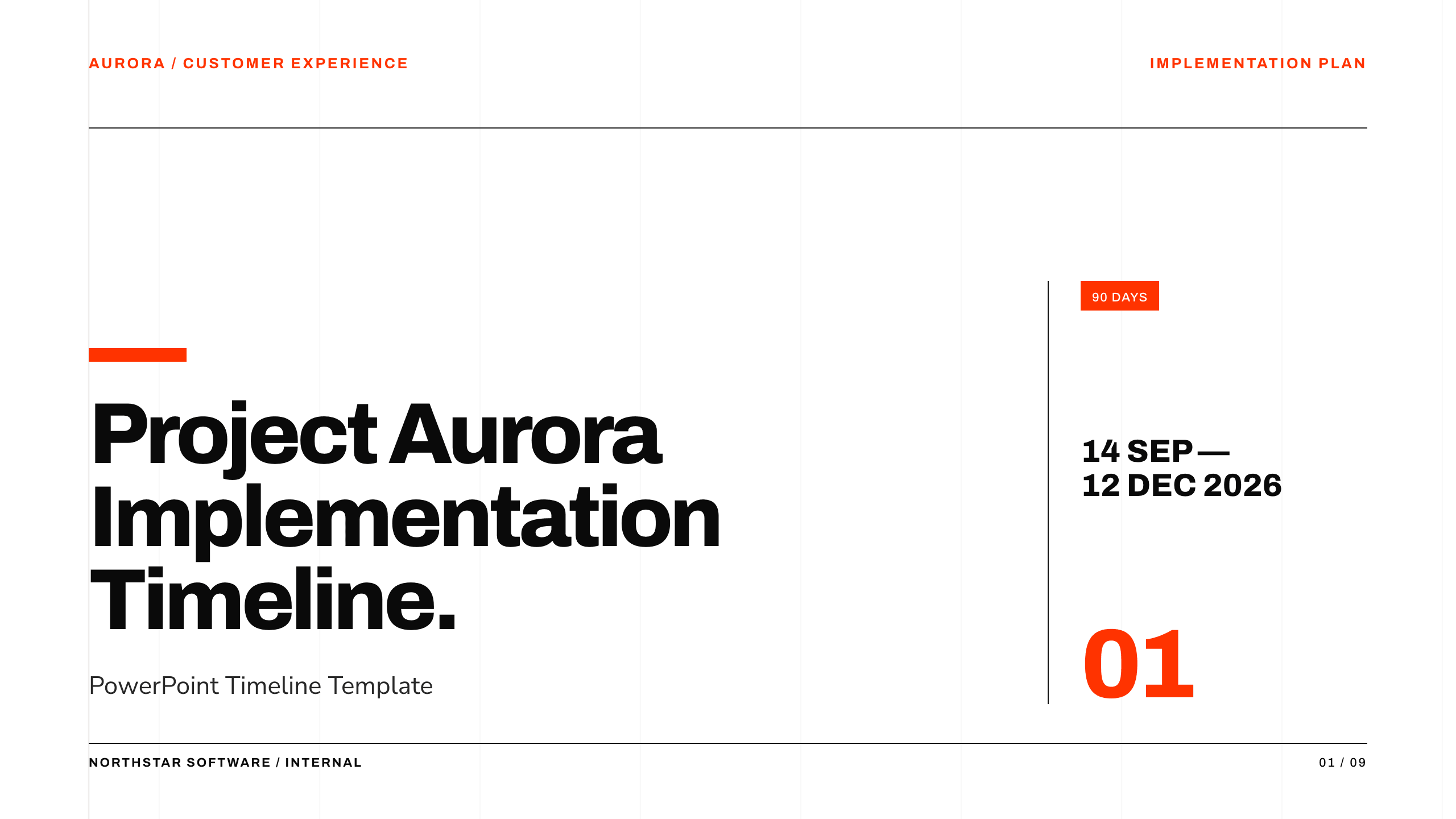 Product launch implementation timeline example deck made in Julius