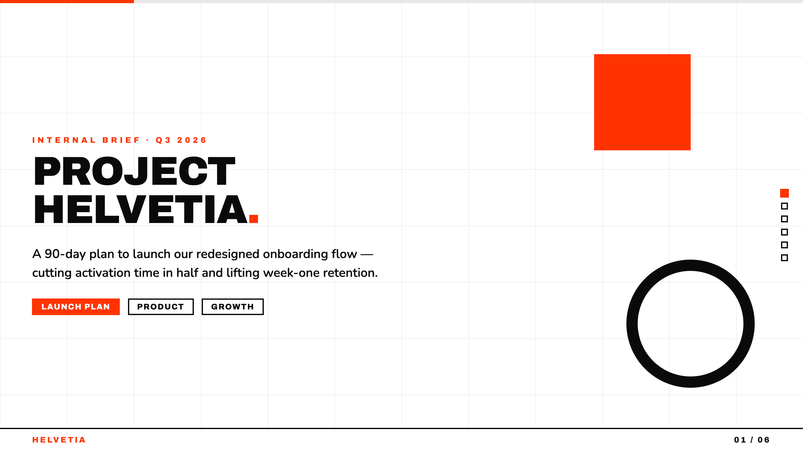 Project proposal and plan deck example made in Julius